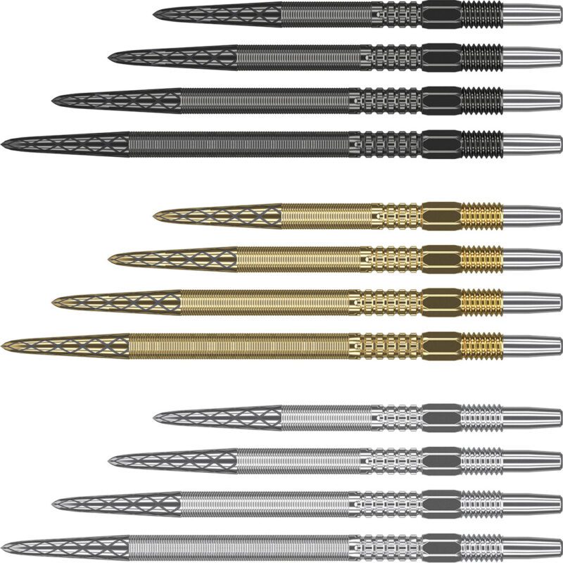 Target Swiss DX dart points in Gold, Silver of Black