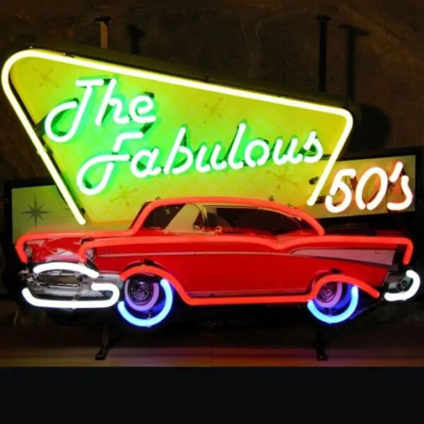 The Fabulous 50's neon sign