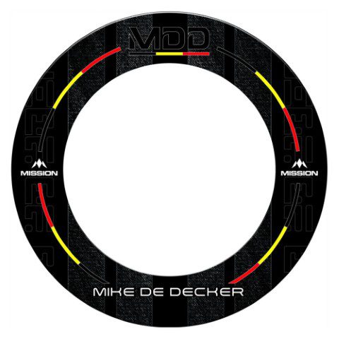 Mission dartbord surround Mike De Decker
