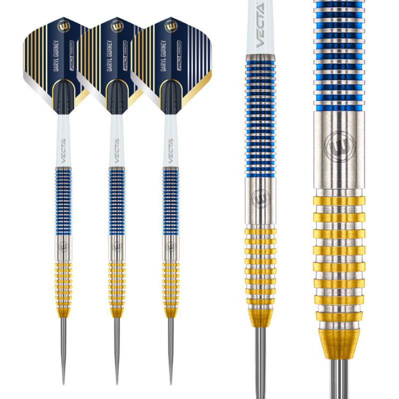Fléchettes Daryl Gurney SC 1.0 Series - 90% tungstène - Winmau