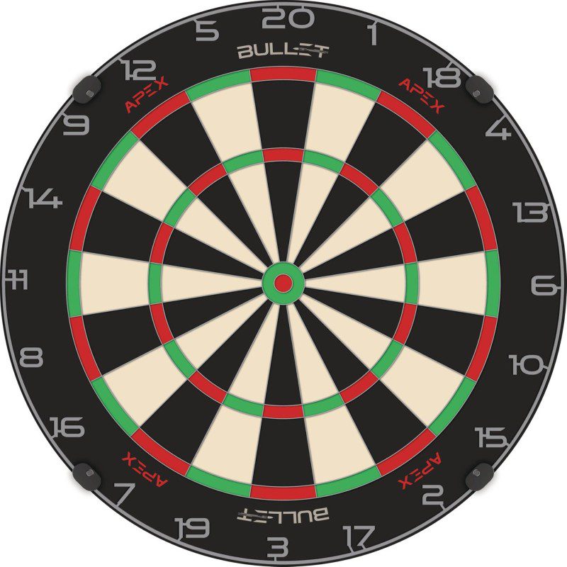 Dartbord Bullet APEX van Biljarts 't Clubke