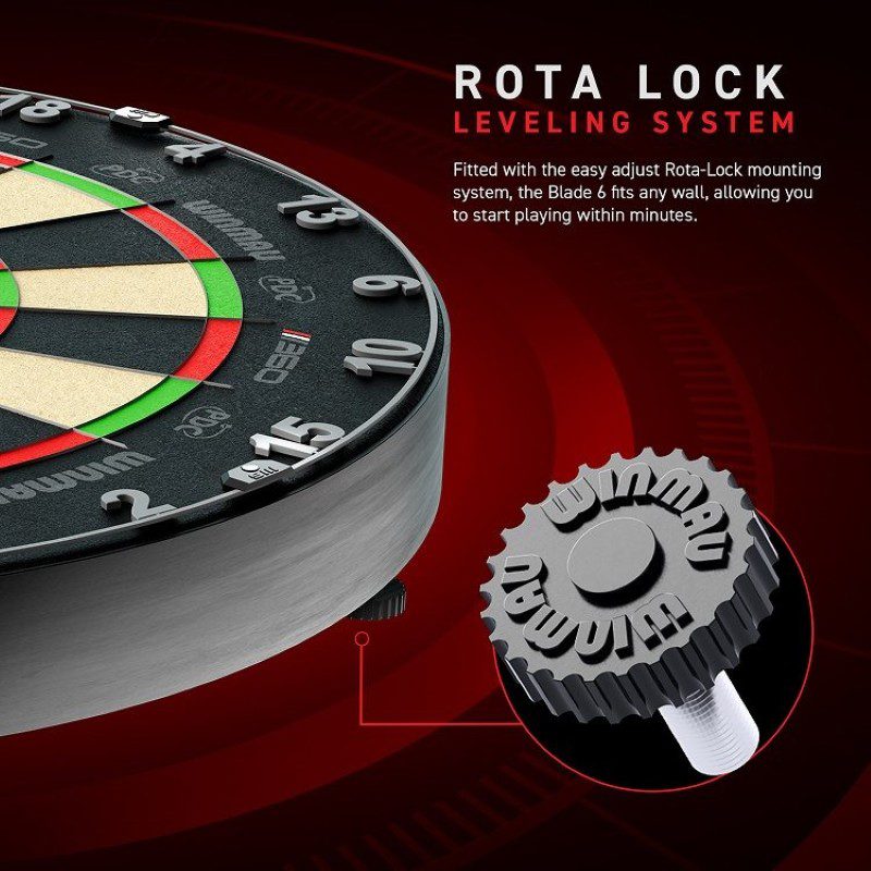Dartbord Winmau Blade 360 Triple Core Technology van Biljarts 't Clubke