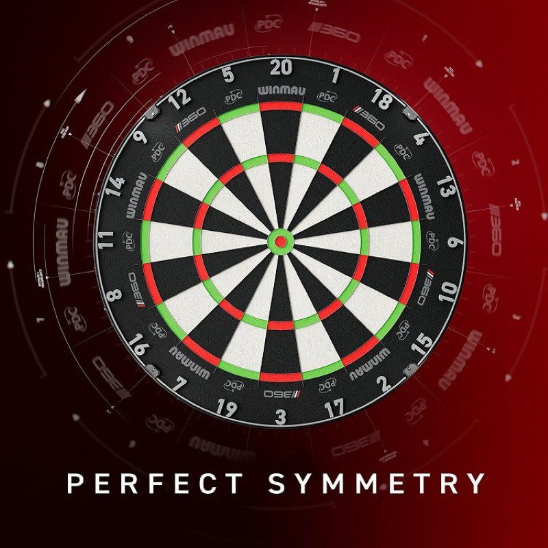 Dartbord Winmau Blade 360 Triple Core Technology van Biljarts 't Clubke